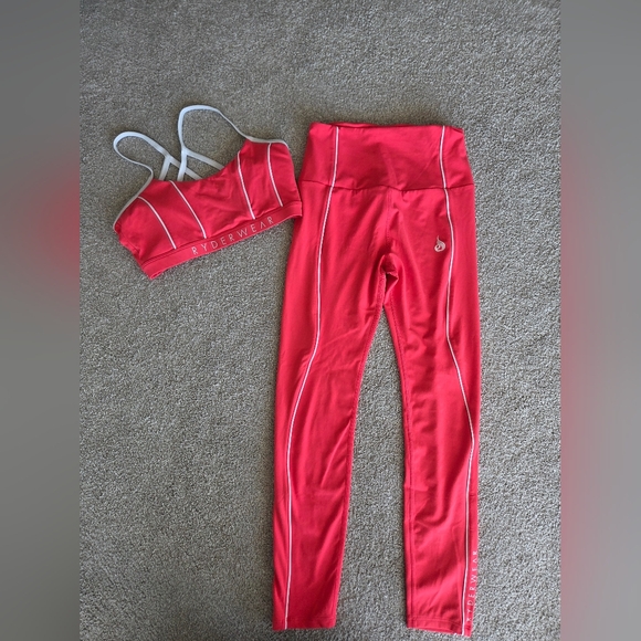 Ryderwear Other - Ryderwear Vibrant Red Activewear Set